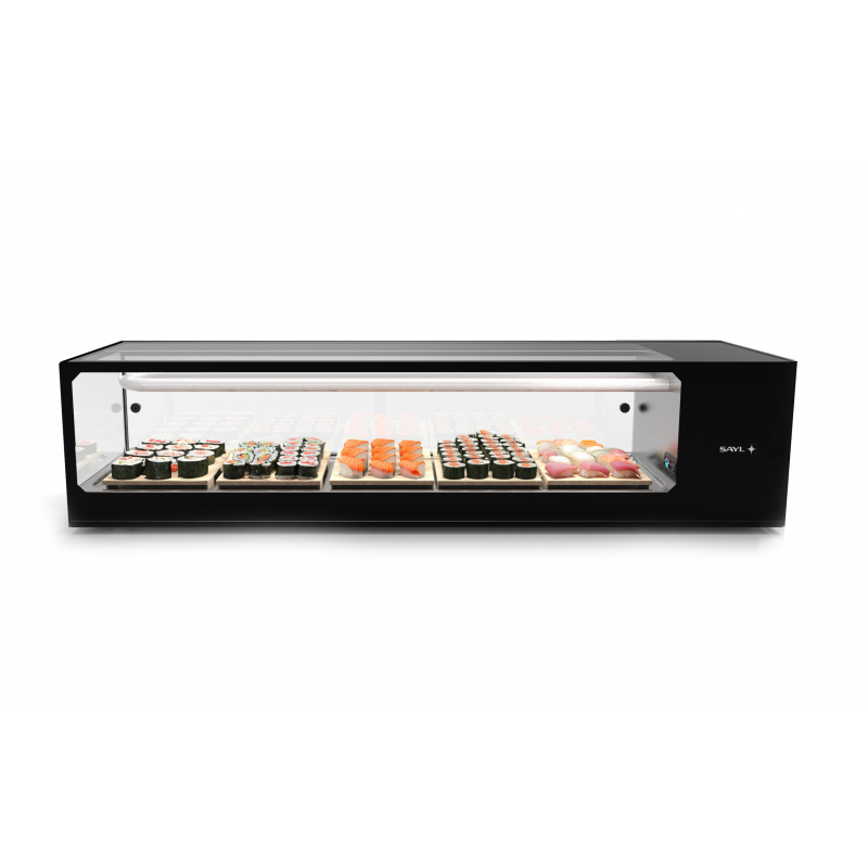 Vitrina Logic Sushi 6 GN 1/3 o cuba plana