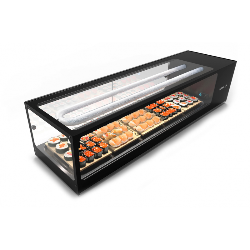 Vitrina Logic Sushi 8 GN 1/3 o cuba plana