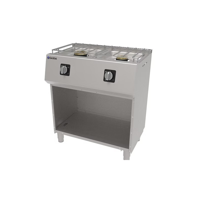 Cuina amb suport a gas 2 focs Sara CGS-520