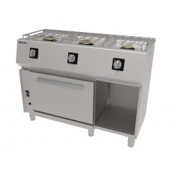 Cuina 3 focs a gas amb forn Sara CGS-531