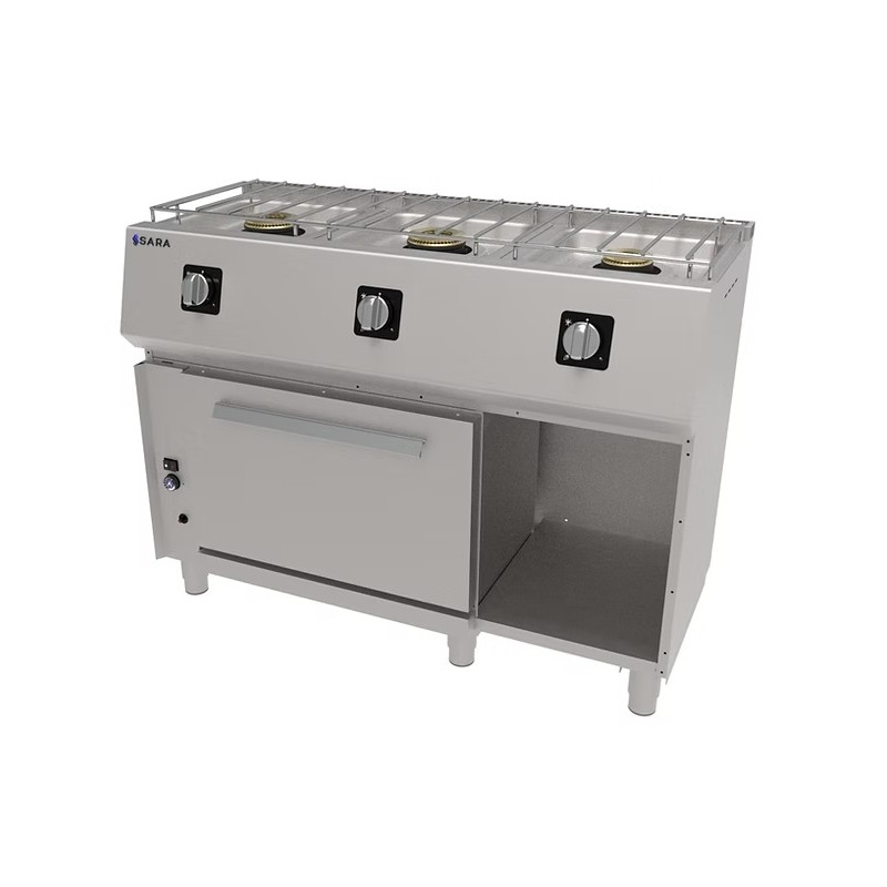 Cuina 3 focs a gas amb forn Sara CGS-531