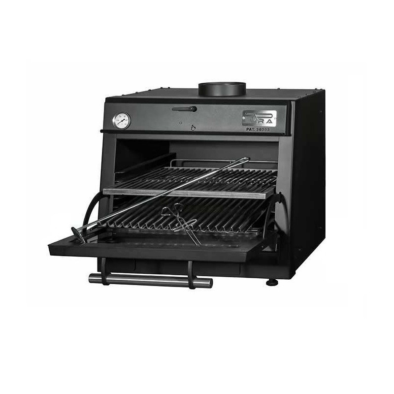 Horno Pira Lux 70 black - 90 comensales