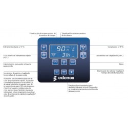 Abatidor de temperatura Edenox AMM-05 - panell FAST