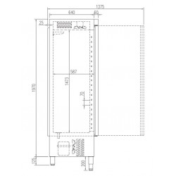 Armario refrigeración Snack ARS-75-1