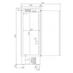 Armario refrigeración Snack ARS-140-2