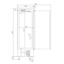 Armario refrigeración Snack ARS-210-3