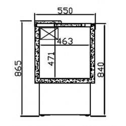 Botellero Infrico 2 puertas - EFP 1000 EG