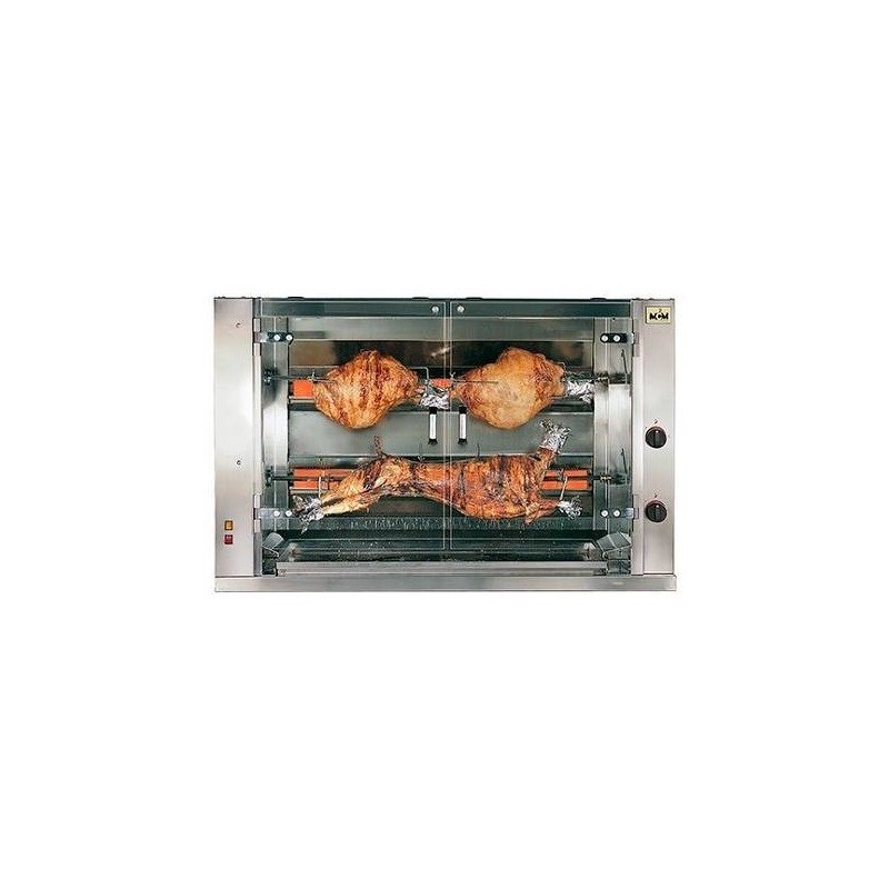 Asador piezas grandes eléctrico GPE-2 capacidad hasta 34cm de diámetro