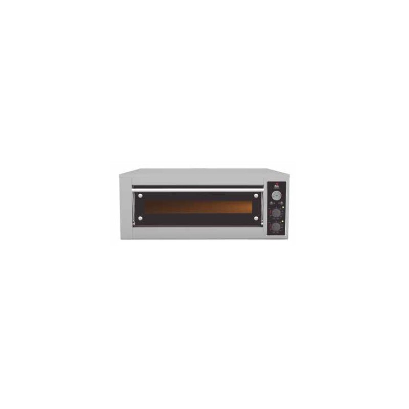 HORNO ELÉCTRICO DE CONVECCIÓN - Mod. S 1 - Para gastronomía, panadería y  pastelería - Estructura interior y exterior de acero inox - Capacidad n. 4  bandejas de aluminio cm 44x31,5 -