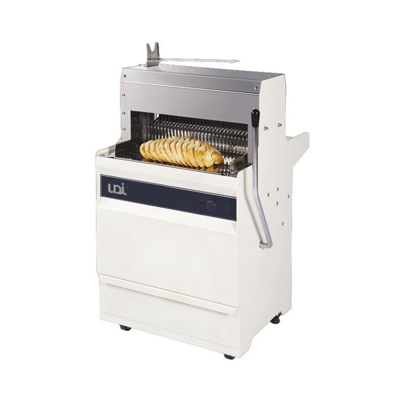 Máquina de cortar pan profesional con mueble UDE01 Grueso corte 13 mm