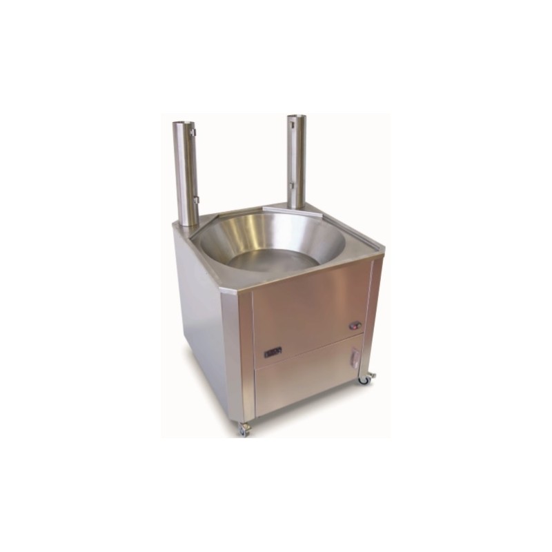 ⊛ Churrera ✓ Freidora de gas fogón profesional para churros 22L Inhospan  FG80