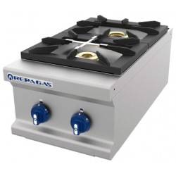 Cuina a gas 2 focs sobretaula CG-720/M LC - Repagas