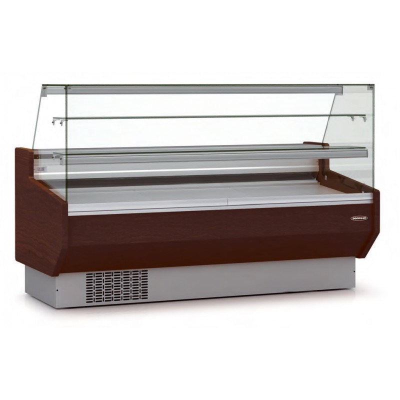 Vitrina para pastelería Docriluc Speed VEPD 9 cristal recto Largo 1055 mm