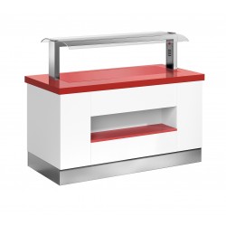 Buffet self-service Janus pista de gel - fons 1050 mm