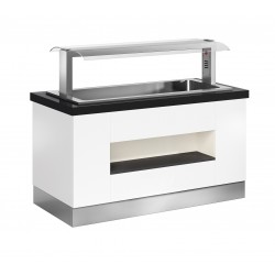 Buffet self-service Janus cuba freda ventilada - fons 850 mm