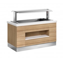 Buffet self-service Janus cuba freda ventilada - fons 1050 mm