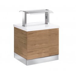 Buffet self-service Janus neutre - fons 850 mm