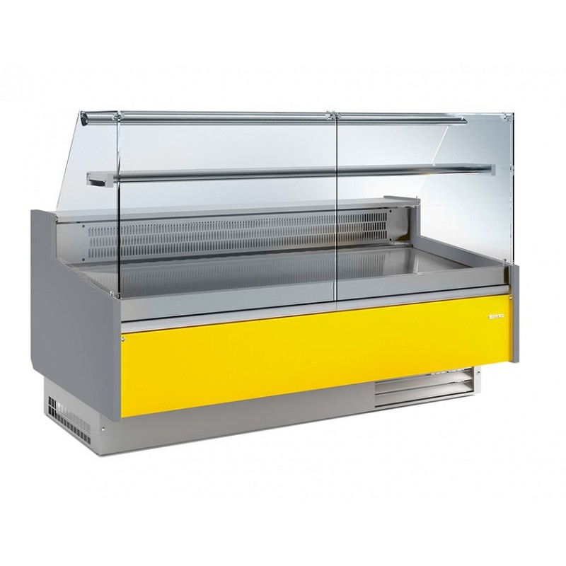 Vitrina expositora refrigerada Infrico - Serie Ambar cristal recto Largo  998 mm