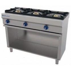 Cocina a gas 3 fuegos con soporte CG-530 - Repagas