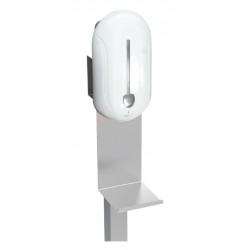 Columna soporte con dispensador automático para gel hidroalcohólico