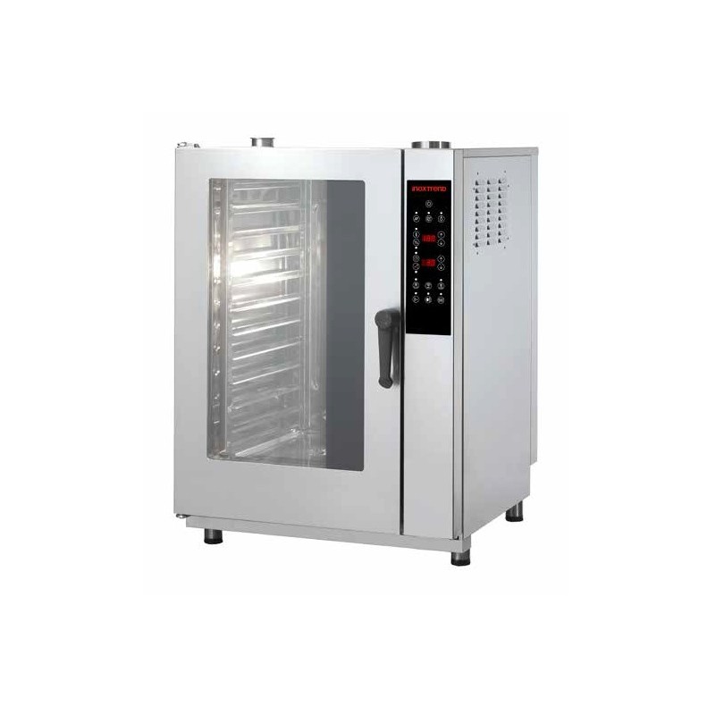 Horno eléctrico mixto 11 GN 1/1 - Digital - Inoxtrend CDE 111 E Kit desagüe  no Sonda al corazón no