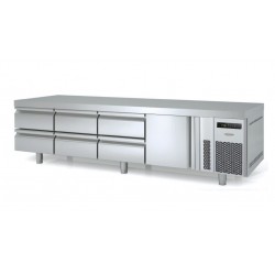 Mesa fría bajococina Docriluc 6 cajones y 1 puerta - BCR 225 C