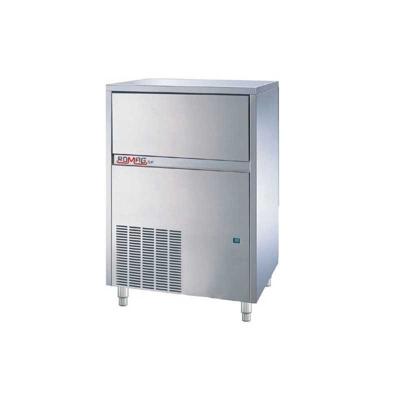 Refrigerado aire Maquina fabricador de hielo ITV cubito macizo 