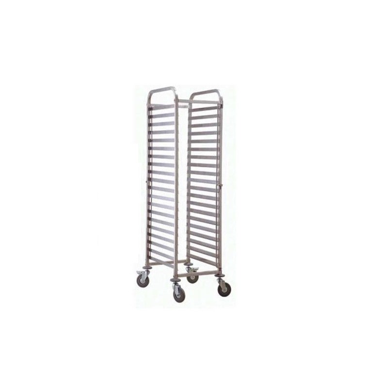 Carro inoxidable 30 safates EN 60 x 40