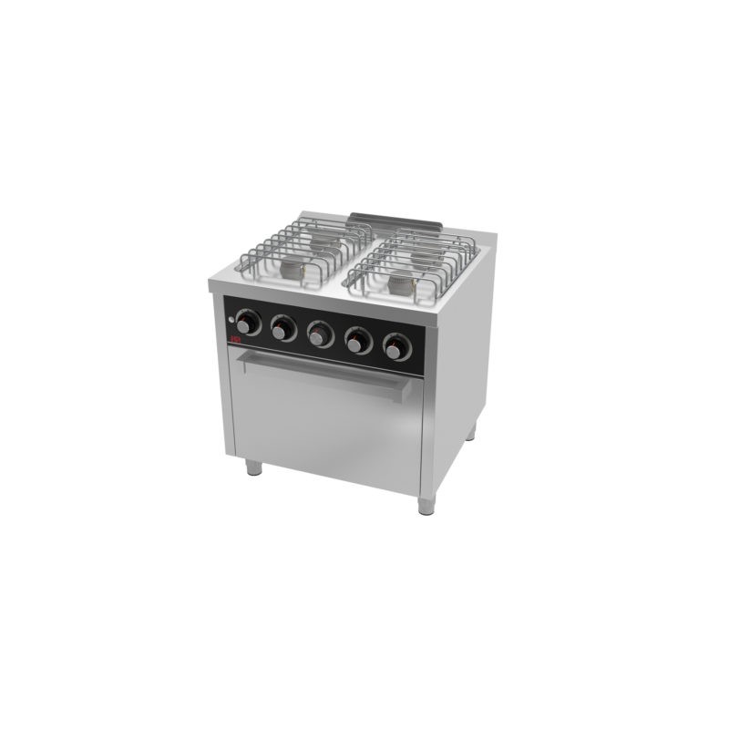 Cuina amb forn 4 focs a gas - HR BASIC Serie 750