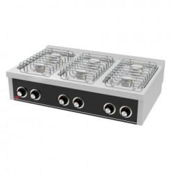 Cocina 6 fuegos a gas - HR BASIC Serie 750