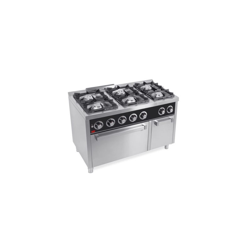 Cocina con horno 6 fuegos a gas - HR Serie 750