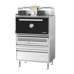 Horno Josper HJX-PRO-M120-WTD con mesa, cajón y atemperador