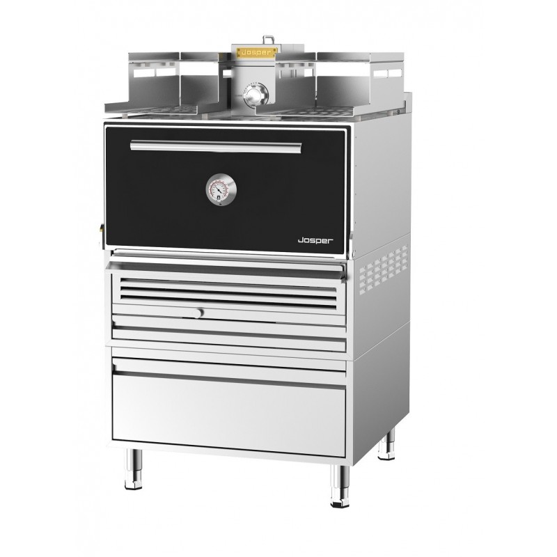 Horno Josper HJX-PRO-L175-WTD con mesa, cajón y atemperador