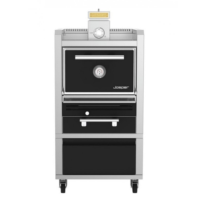 Horno Josper HJA-PLUS-S80-TD con mesa soporte y cajón