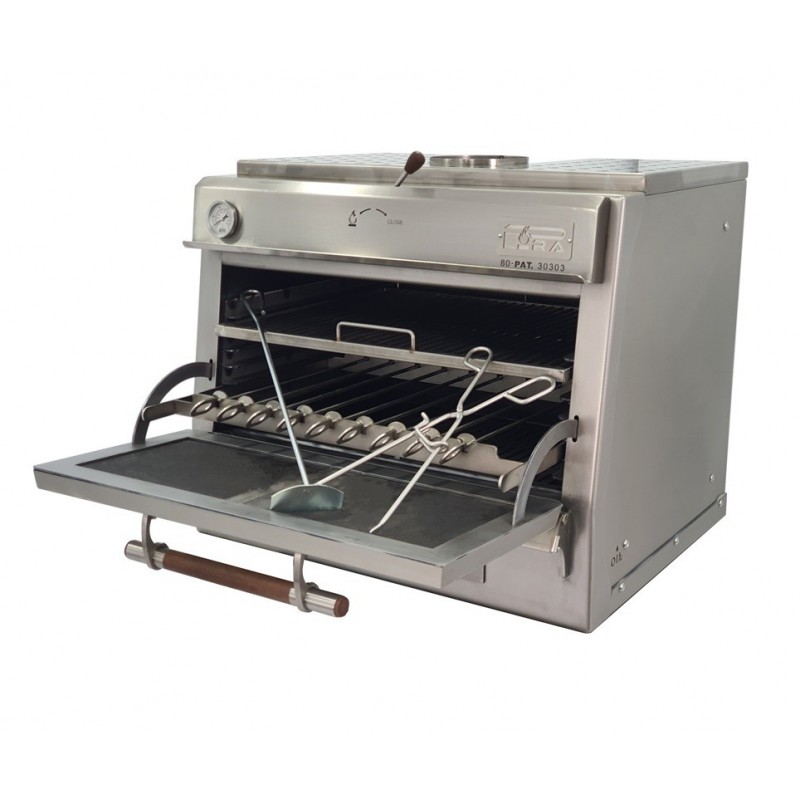 Horno brasa Pira 80 SILVER SD