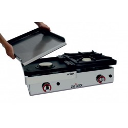 Cocina Industrial 4 Fuegos Con Horno y Plancha Fry Top】