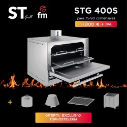 Pack oferta horno brasa STG 400 S 75 - 90 comensales