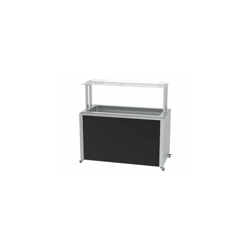 Fribuffet cuba freda ventilada 4 GN 1/1 amb estructura