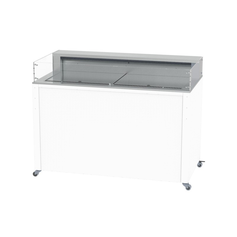 Fribuffet frío vitrina baja 4 GN 1/1