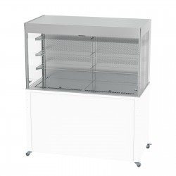 Fribuffet vitrina refrigerada con estantes y cortina 4 GN 1/1