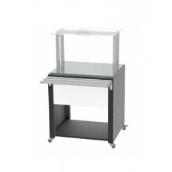 Fribuffet mueble neutro 2 GN 1/1 con estructura