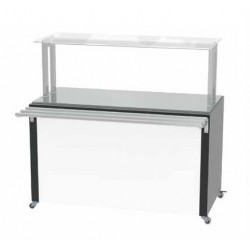 Fribuffet mueble neutro 3 GN 1/1 con estructura