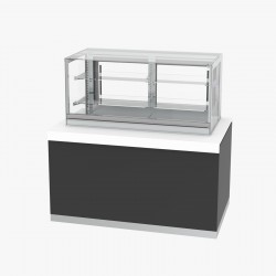 Vitrina oberta 3 GN Gastrobuffet Infrico fons 1000 mm