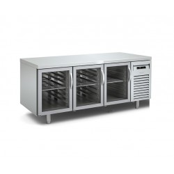 Bajomostrador congelación pastelería 3 puertas cristal Docriluc - BPC-200-V