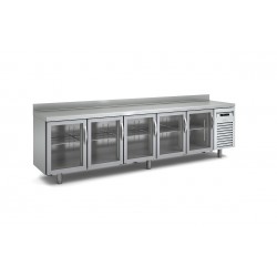 Bajomostrador refrigeración Docriluc 5 puertas cristal - BMR 300 V