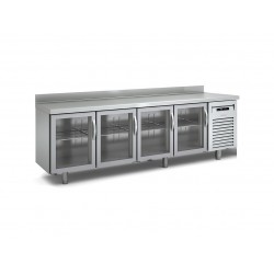 Baixmostrador refrigeració Docriluc 4 portes vidre - BMR 250 V