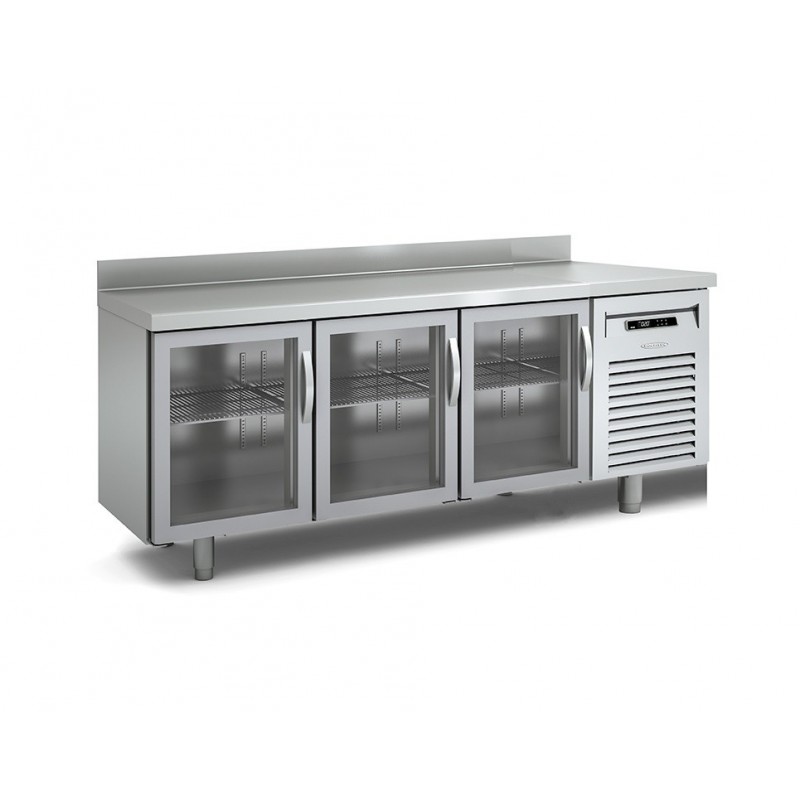 Bajomostrador refrigeración Docriluc 3 puertas cristal - BMR 200 V