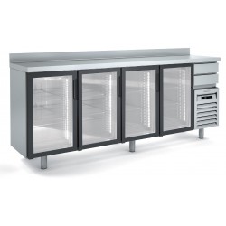 Altomostrador refrigerado de 2 a 5 puertas de cristal - Docriluc