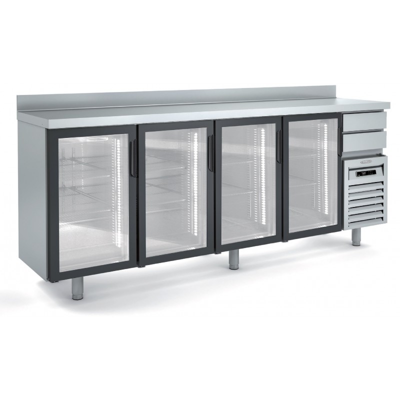 Altomostrador refrigerado de 2 a 5 puertas de cristal - Docriluc Altomostrador refrigerado de 2 a 5 puertas de cristal - Docriluc