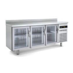 Mesa fría conservación 4 puertas cristal MVD 250 - Gama Speed